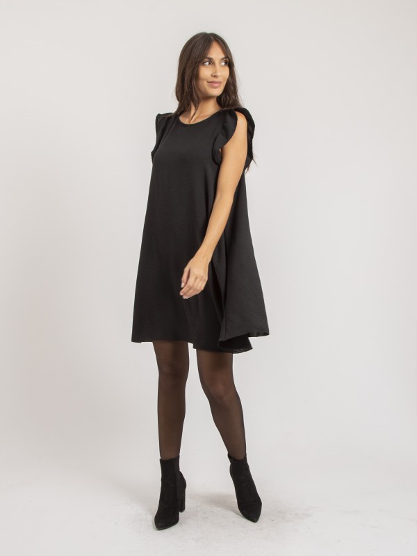 Robe courte INES - Noir