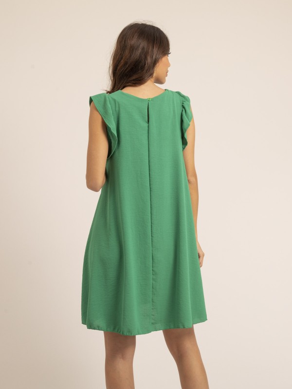 Robe courte INES - Vert