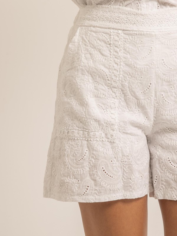 Short taille haute pur...