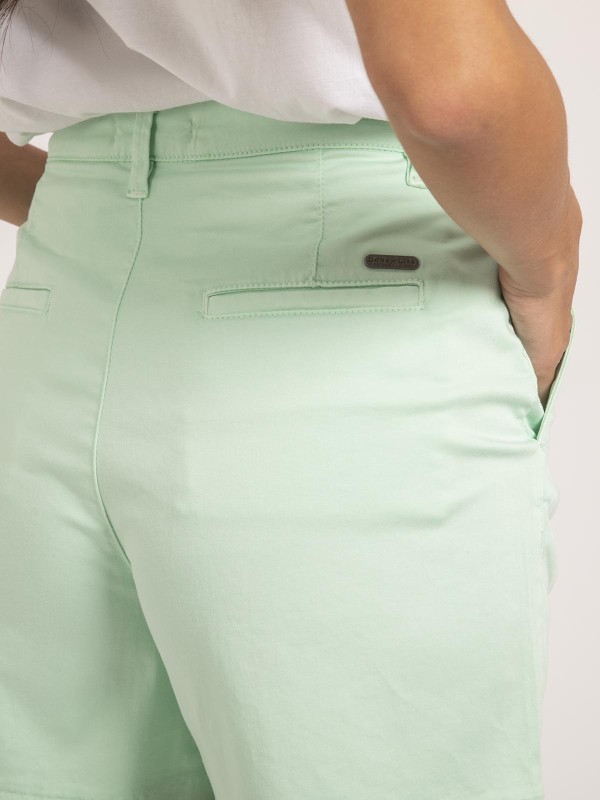 Short chino XIMENA - Vert...