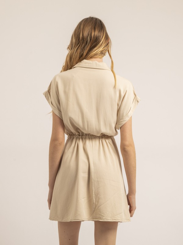 Robe saharienne IBELLE - Beige