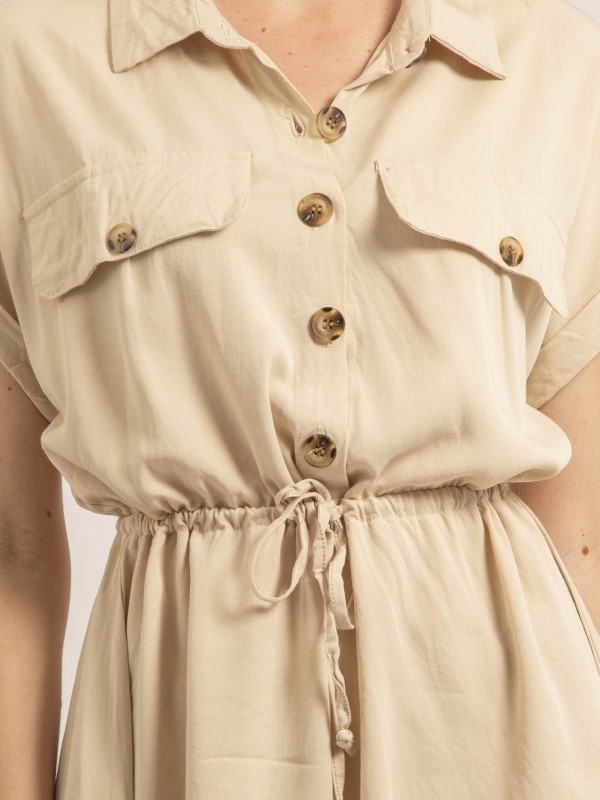 Robe saharienne IBELLE - Beige