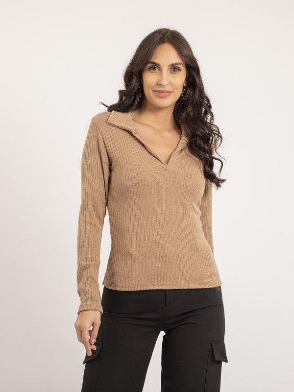 Pull fin KALEDA - Beige