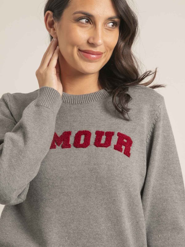 Pull col rond pur coton...