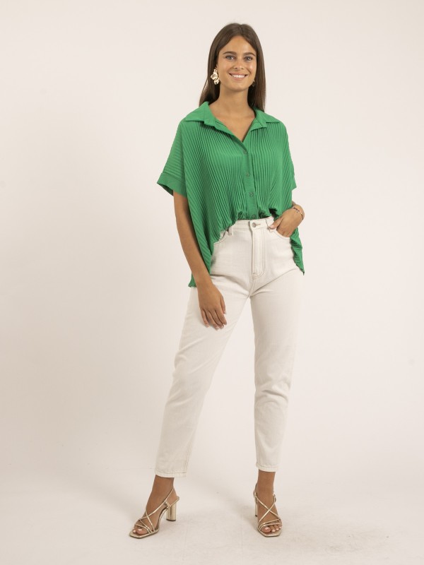 Chemise manches courtes...