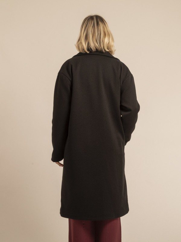 Manteau long URANIA - Noir