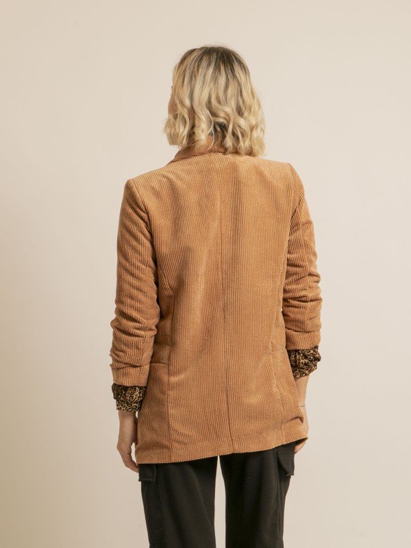 Blazer velours manches...