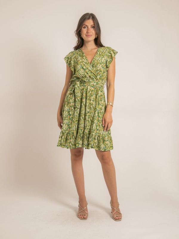 Robe courte fleurie IDIVINE...