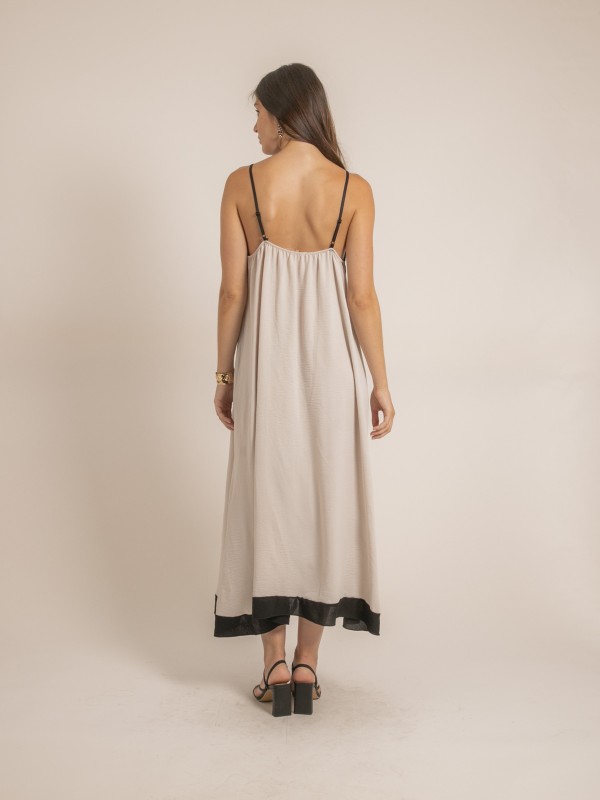 Robe longue bicolore IMONA...
