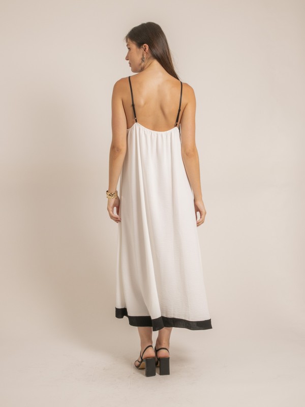 Robe longue bicolore IMONA...