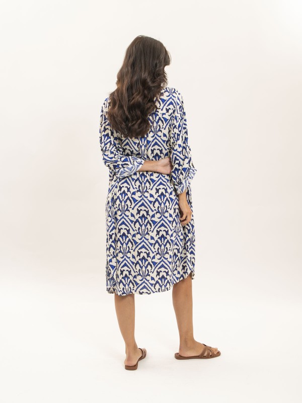 Robe chemise motifs IRVINIE...