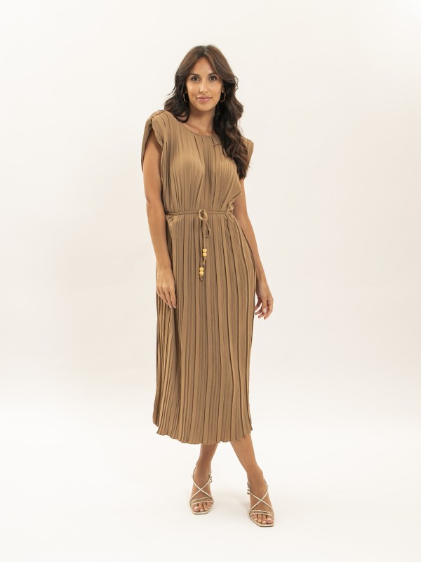 Robe midi plissée IROVE -...