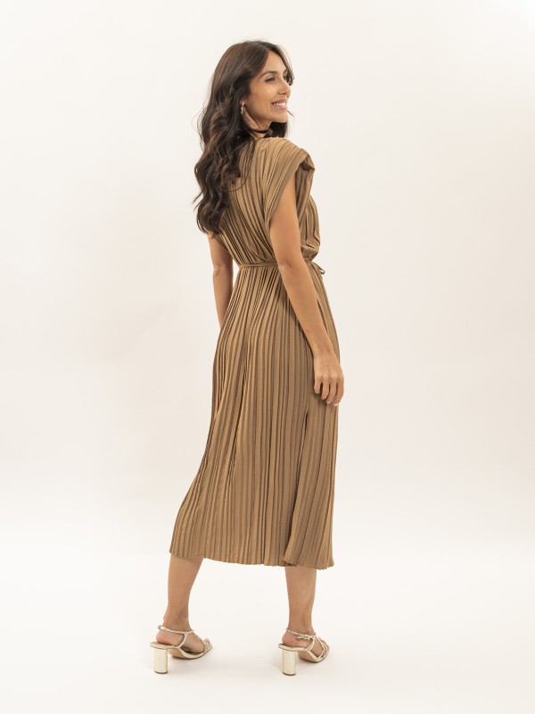 Robe midi plissée IROVE -...