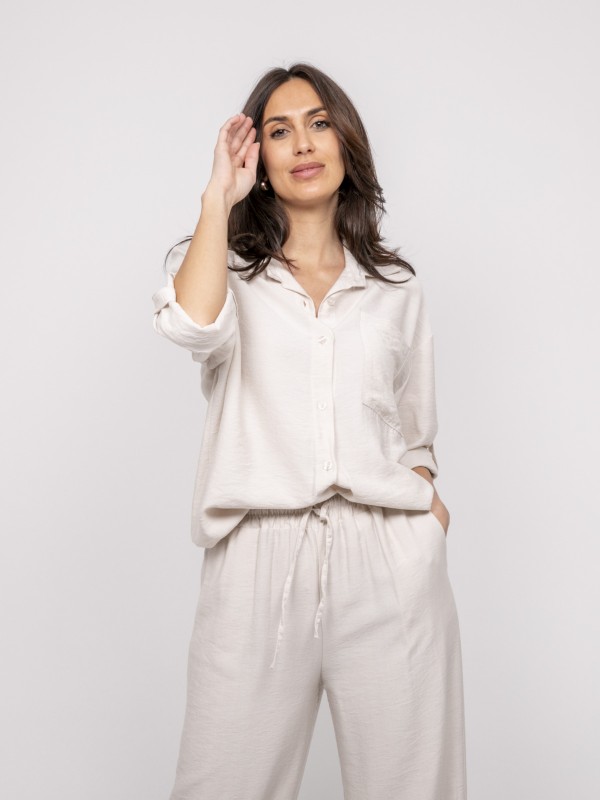 Chemise fluide oversize...