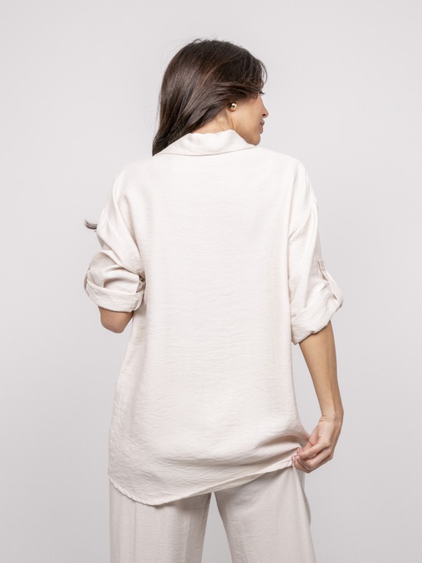 Chemise fluide oversize...