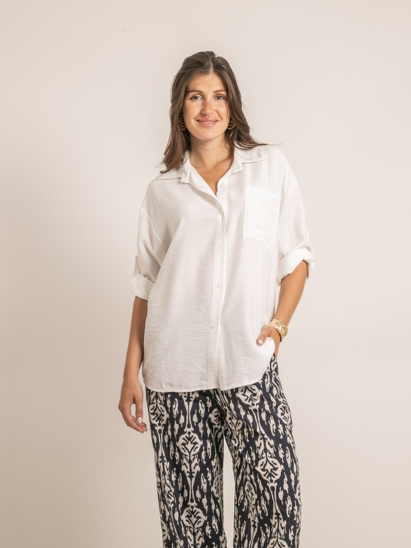 Chemise fluide oversize...
