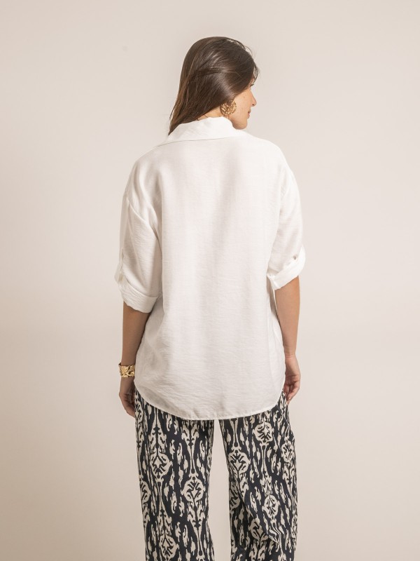 Chemise fluide oversize...