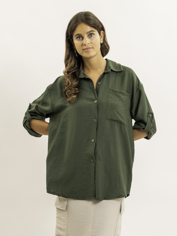 Chemise fluide oversize...