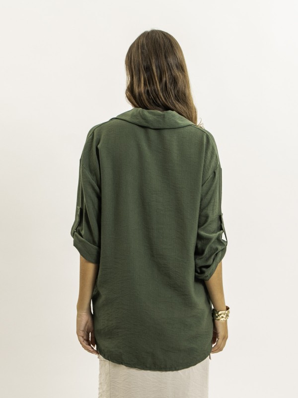 Chemise fluide oversize...