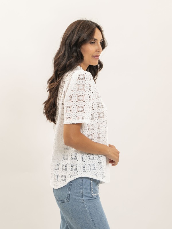 Chemisier dentelle OSSIA -...