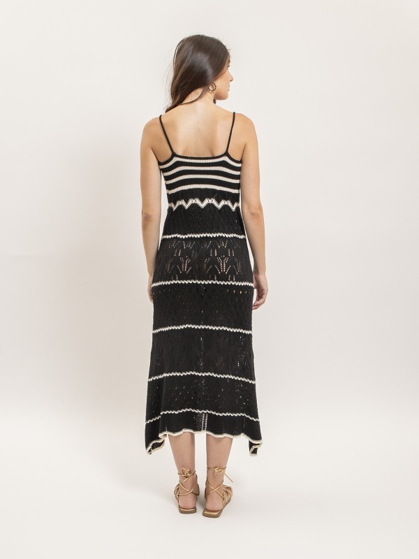 Robe longue crochet IBESTA...