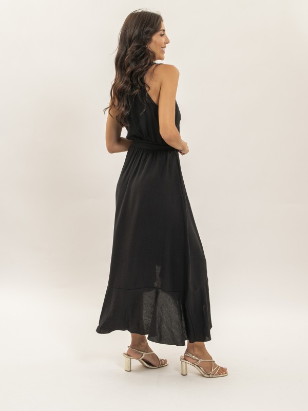 Robe longue fluide avec...