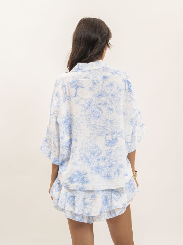 Chemise gaze de coton...