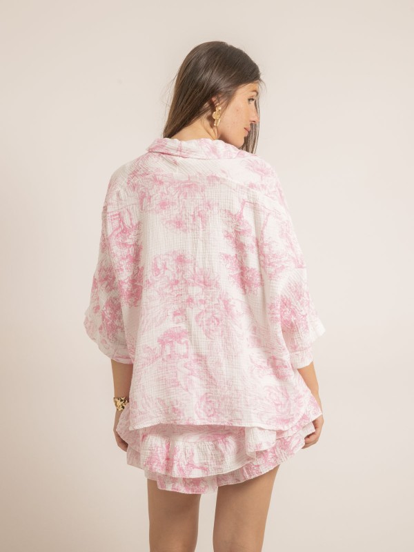 Chemise gaze de coton...