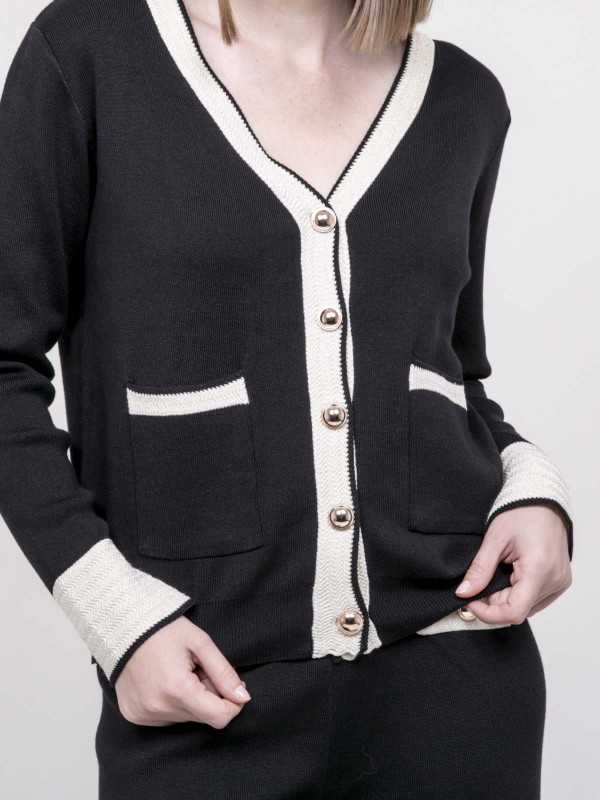 Ensemble pantalon maille...