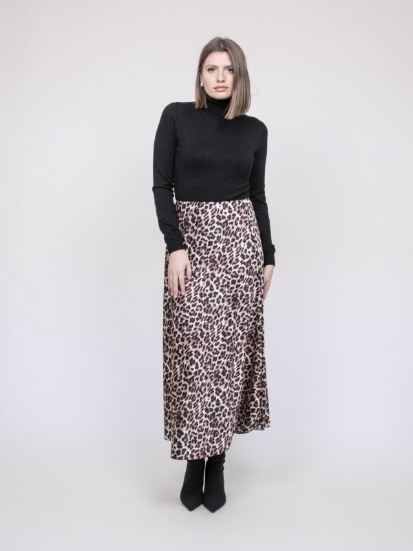 Pull col roulé KANTARA - Noir