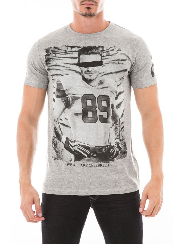 T-SHIRT JAZIEL - Gris