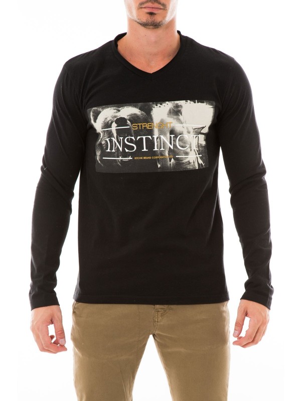 T-SHIRT JASPAR - Noir