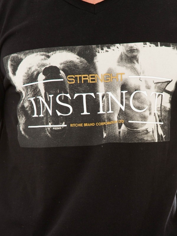 T-SHIRT JASPAR - Noir