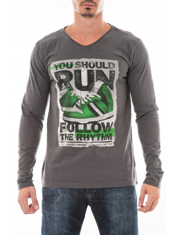 T-SHIRT JOBIT - Gris