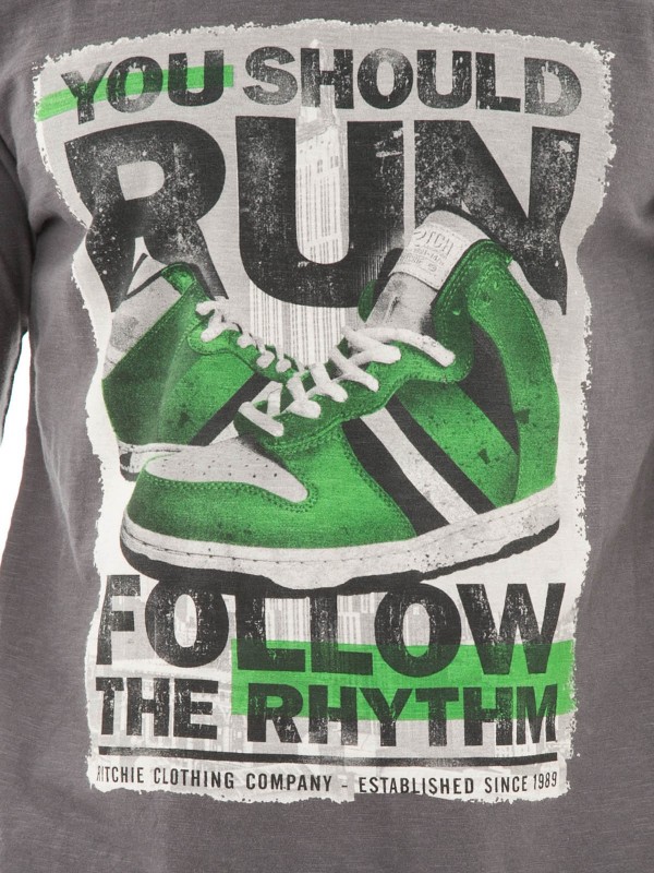 T-SHIRT JOBIT - Gris