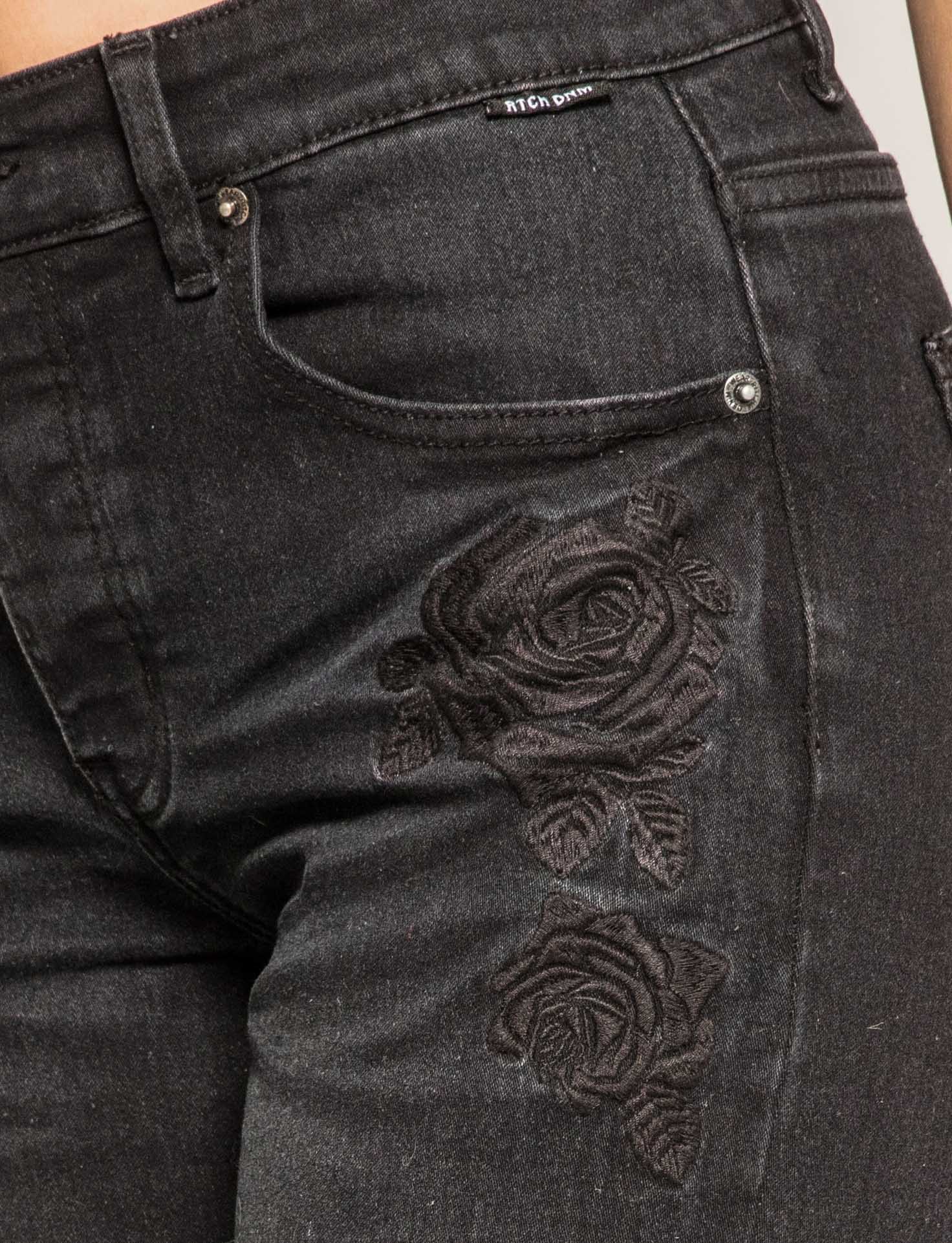 Jean slim noir pas cher shop