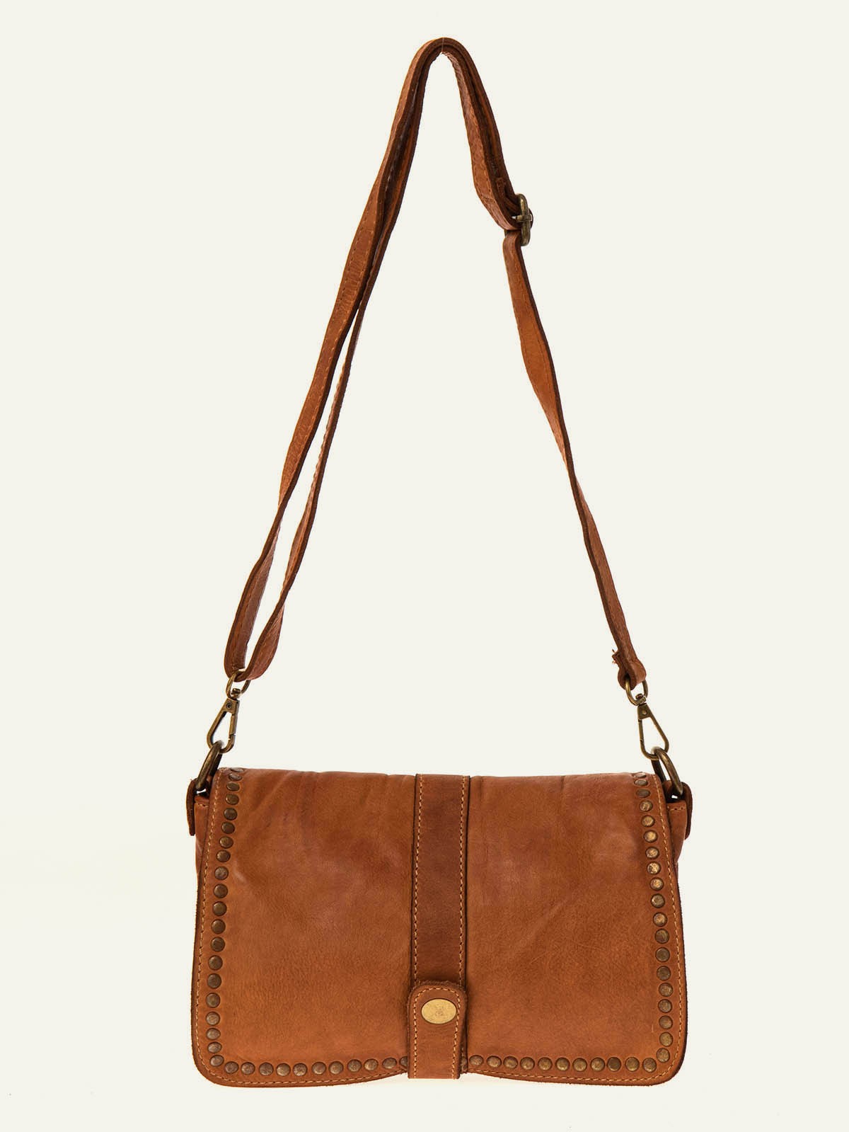 Sac bandoulière best sale dewashed cuir milano