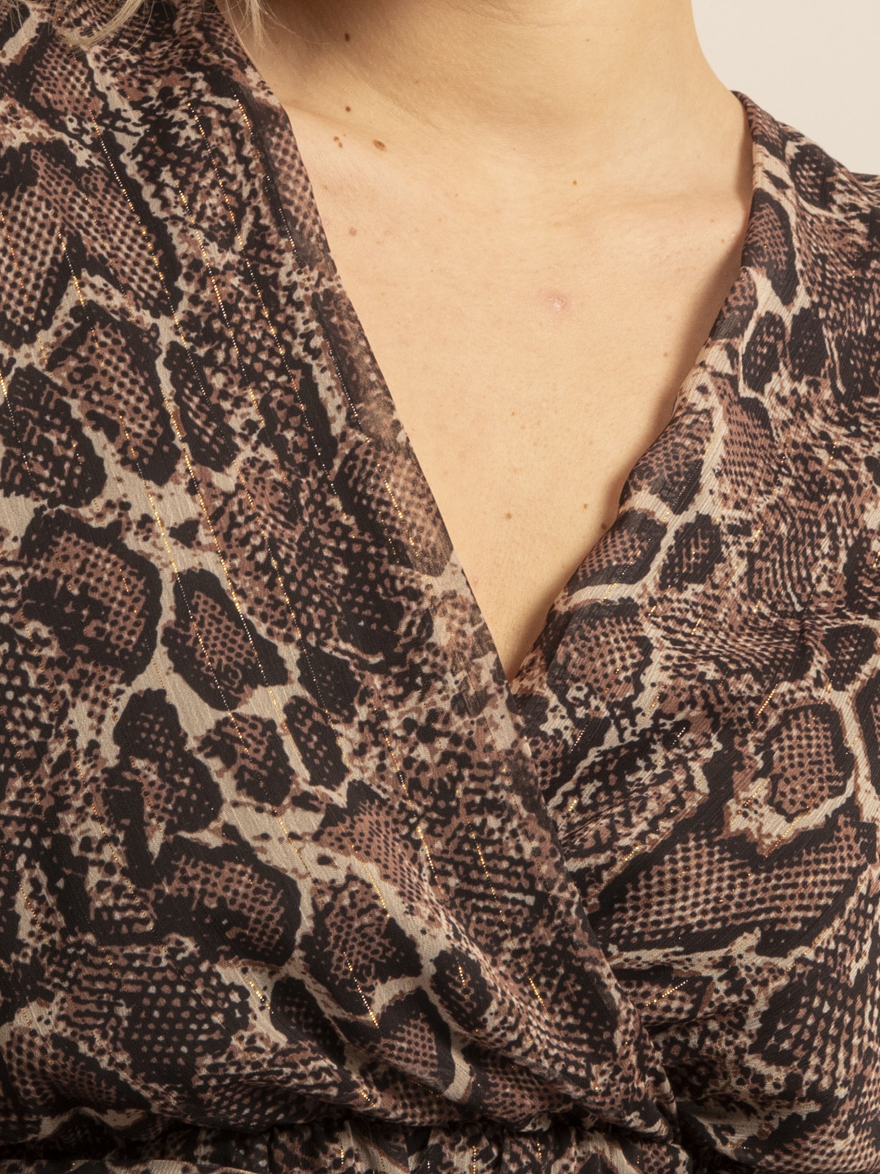 Robe serpent courte cheap