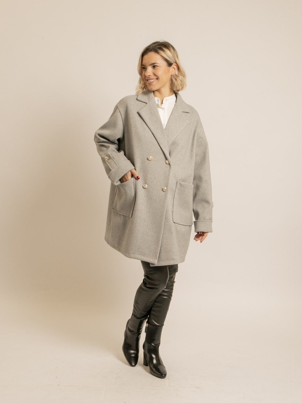 Caban oversize outlet